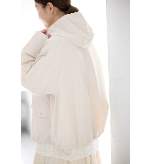 IENA「撥水フーディーブルゾン」|ブルゾン・スタジャン|