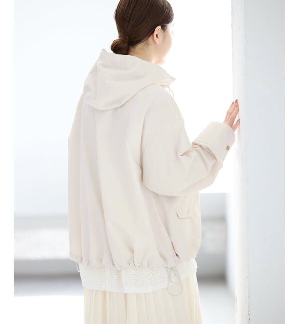 IENA「撥水フーディーブルゾン」|ブルゾン・スタジャン|