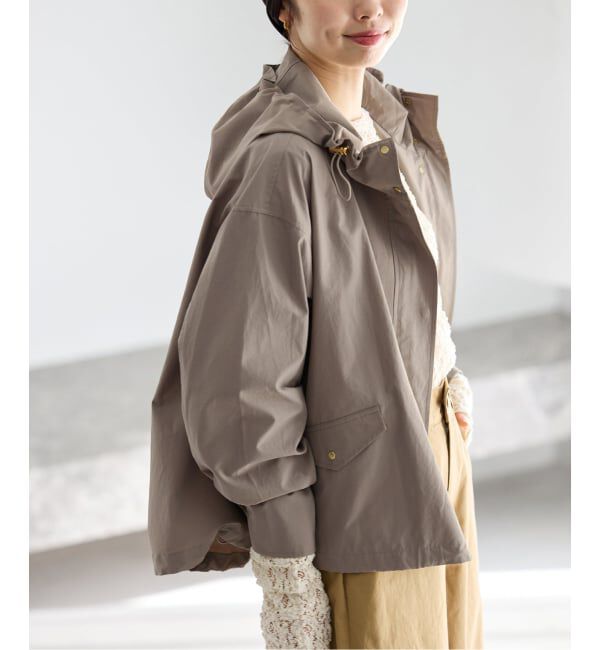 IENA「撥水フーディーブルゾン」|ブルゾン・スタジャン|