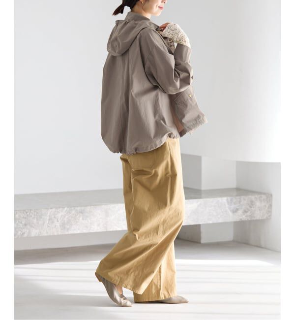 IENA「撥水フーディーブルゾン」|ブルゾン・スタジャン|