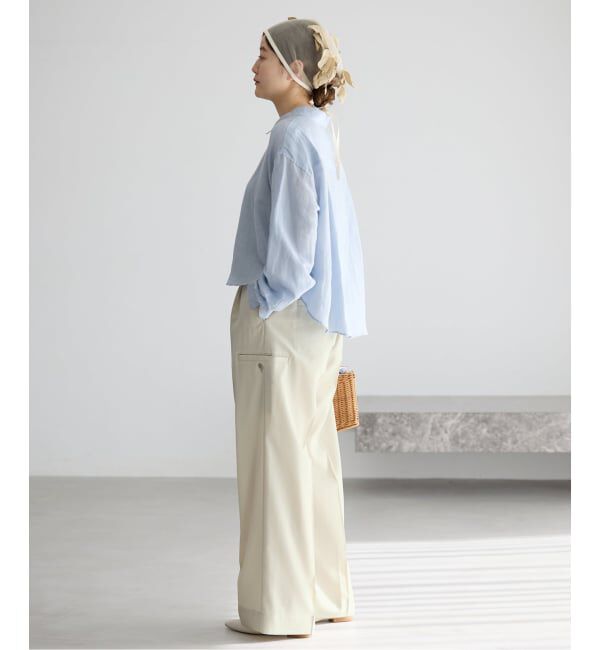 IENA「ハイツイストツイルスラックス」|スラックス|