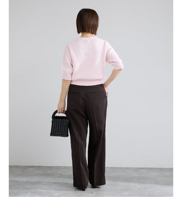 IENA「ハイツイストツイルスラックス」|スラックス|