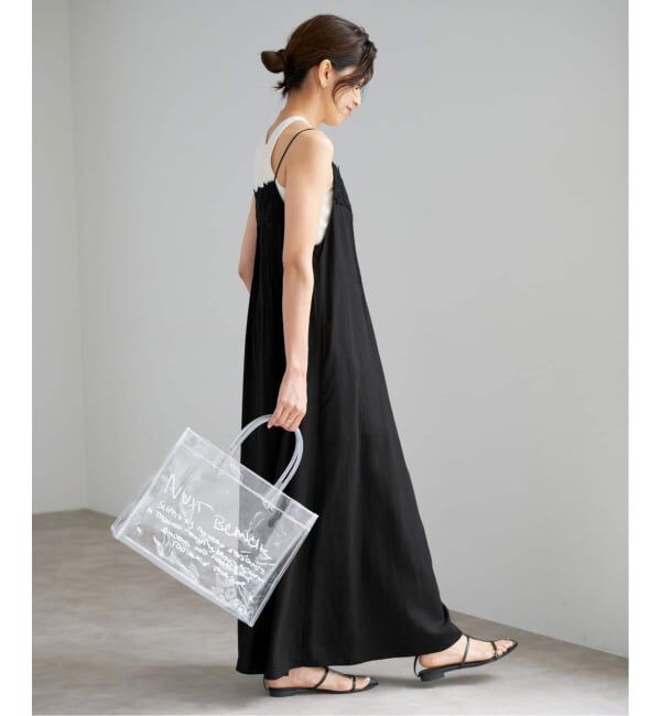 IENA「《WEB限定/追加》レースキャミソールワンピース」|ワンピース|