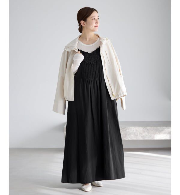 IENA「《WEB限定/追加》レースキャミソールワンピース」|ワンピース|