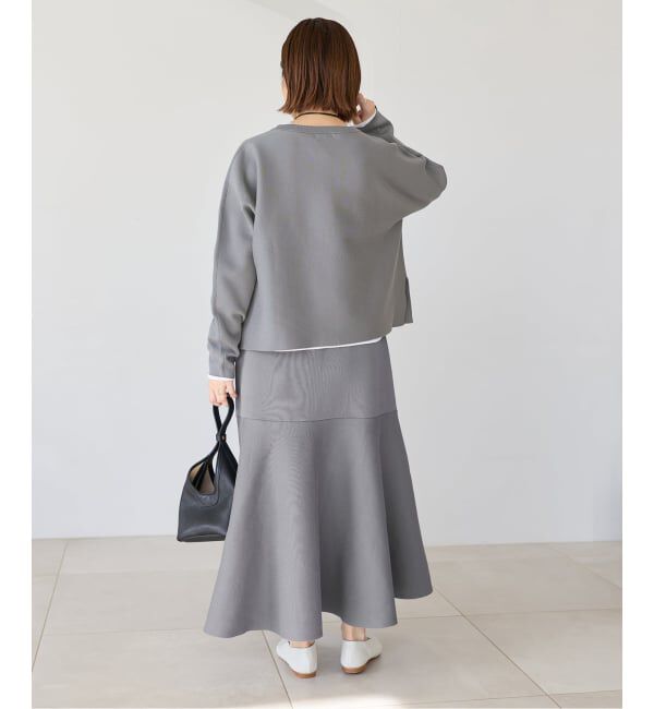 IENA「ファインコットンスムーススカート」|スカート|