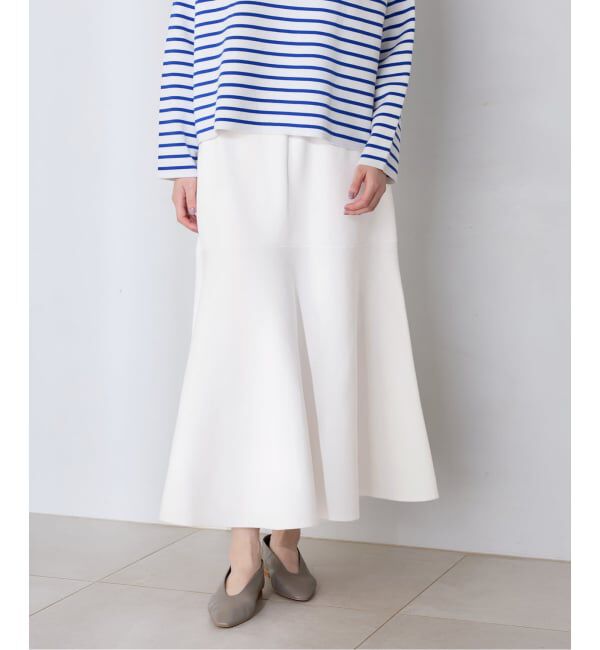 IENA「ファインコットンスムーススカート」|スカート|