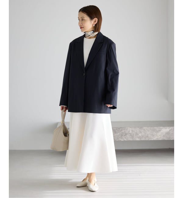 IENA「ファインコットンスムーススカート」|スカート|