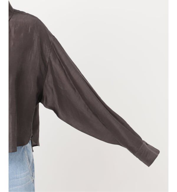 IENA「《新色/WEB限定/追加3》ラミーリヨセルショートシャツ」|シャツ・ブラウス|