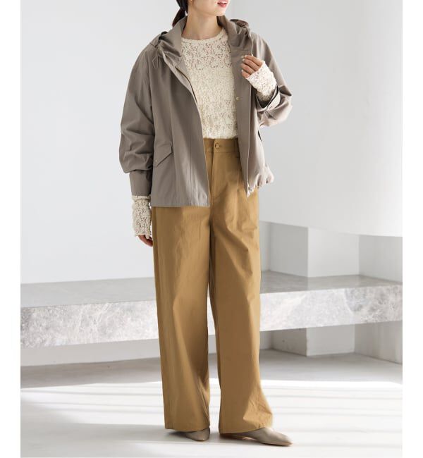 IENA「コットンキャンバスバックイージーパンツ」|その他|