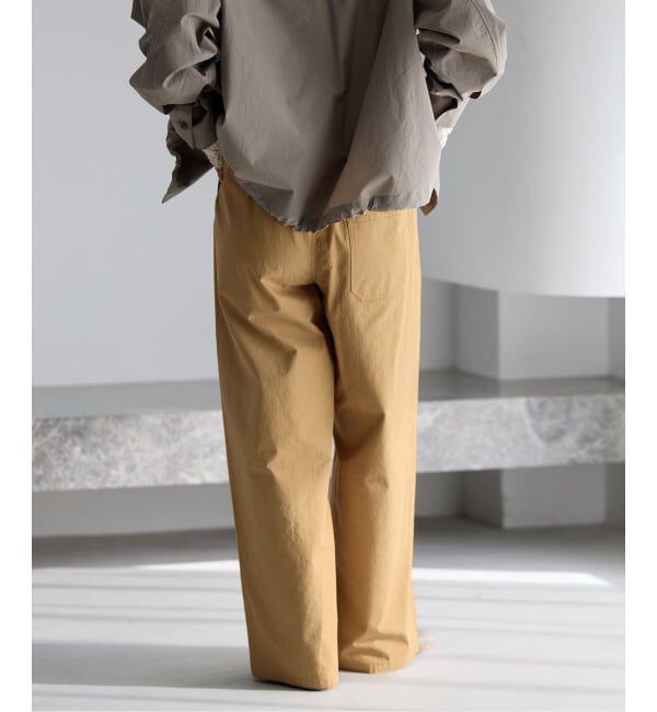 IENA「コットンキャンバスバックイージーパンツ」|その他|