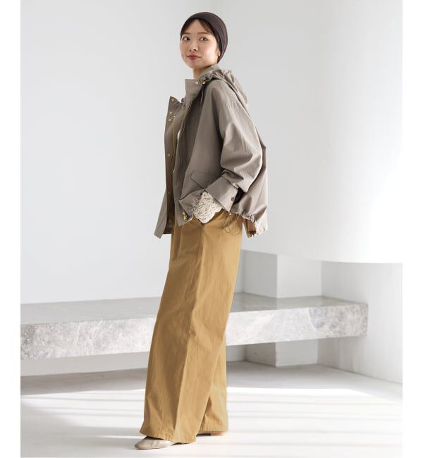 IENA「コットンキャンバスバックイージーパンツ」|その他|