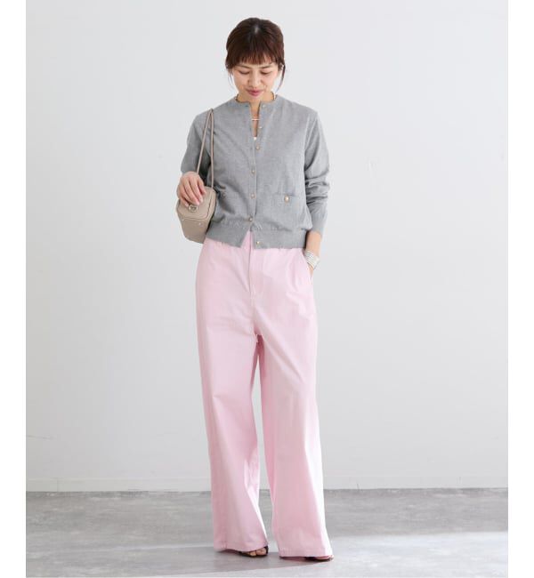 IENA「コットンキャンバスバックイージーパンツ」|その他|