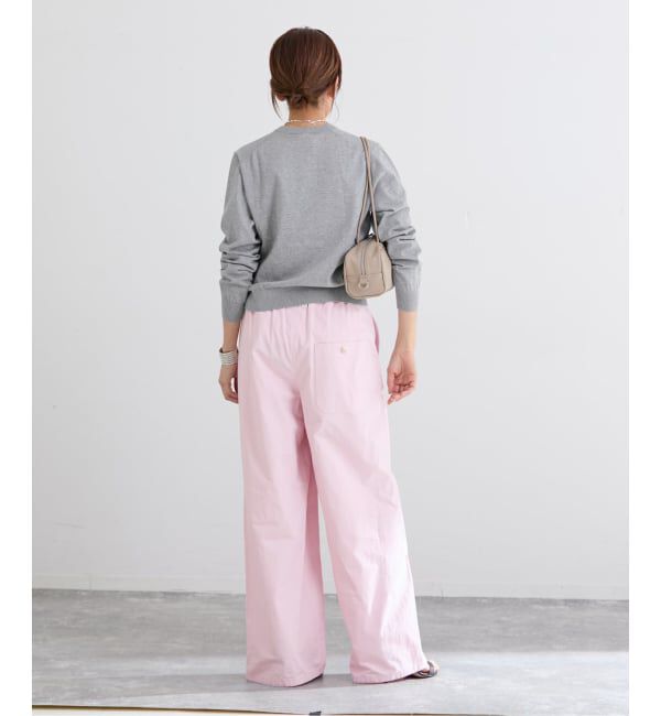 IENA「コットンキャンバスバックイージーパンツ」|その他|