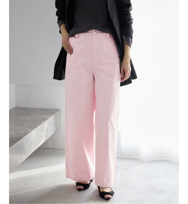 IENA「コットンキャンバスバックイージーパンツ」|その他|