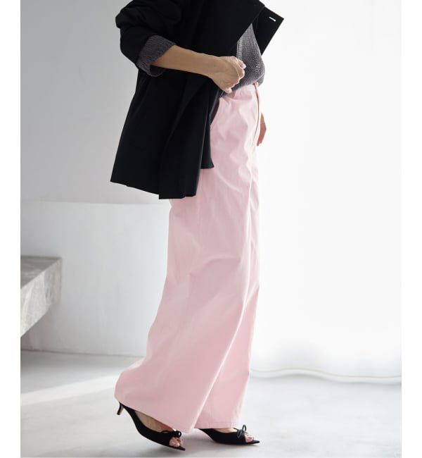 IENA「コットンキャンバスバックイージーパンツ」|その他|