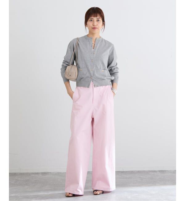 IENA「コットンキャンバスバックイージーパンツ」|その他|