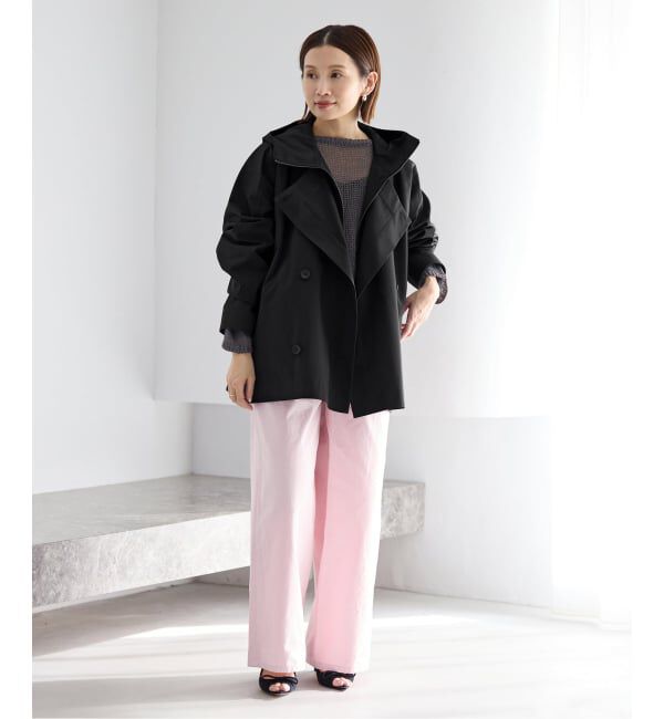 IENA「《一部サイズ別注》VACHEMENT/ヴァシュモン シェルタフタ ショート コート」|その他|