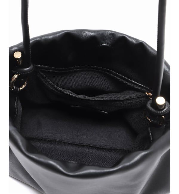 SLOBE IENA「《追加2》SLOBE 3WAY スムース巾着バッグ」|その他|