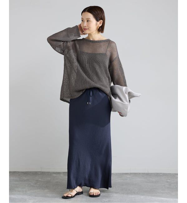 IENA「ギマコットンプルオーバー」|ニット・セーター|