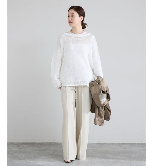 IENA「ギマコットンプルオーバー」|ニット・セーター|
