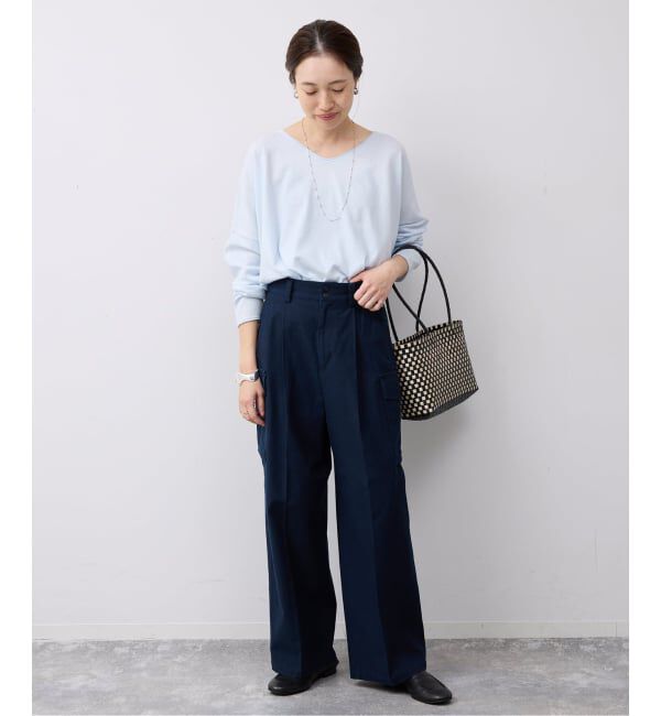 SLOBE IENA「ERISILK Mixオーバーニット」|ニット・セーター|