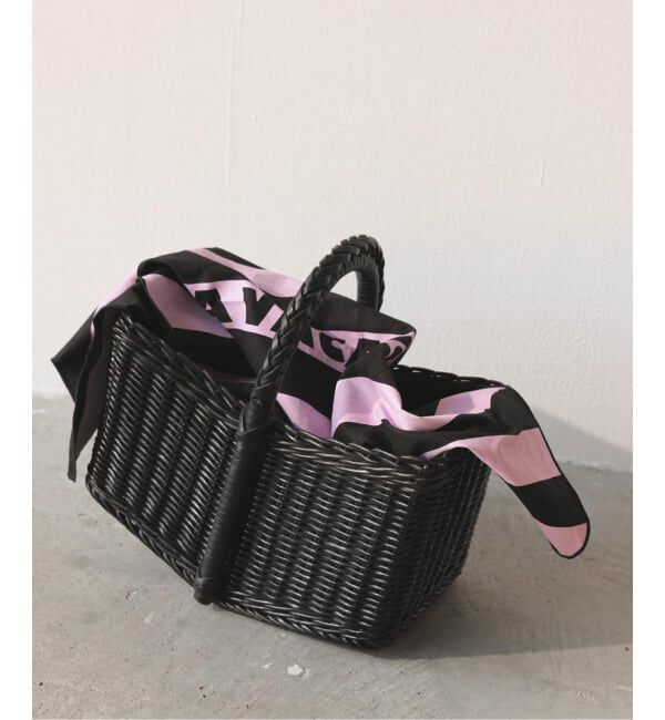 IENA「A VACATION/ア ヴァケーション 別注 SEESAW RTN S バッグ 26SS-A112」|ハンドバッグ|ブラック