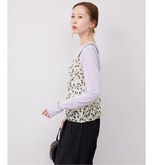 SLOBE IENA「PROVOKE/プロヴォーク レースキャミソール PV-010085」|キャミソール|