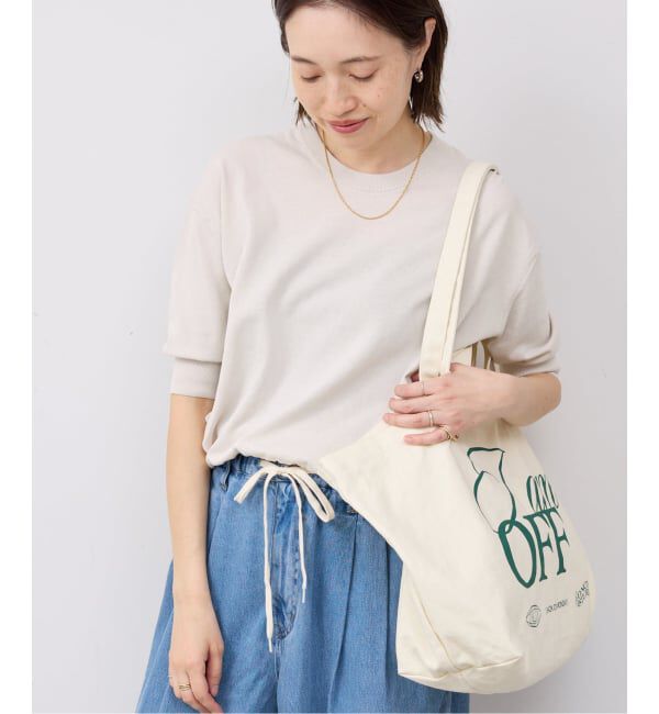 SLOBE IENA「《シリーズあり》コットンキュプラハーフスリーブプルオーバー」|ニット・セーター|