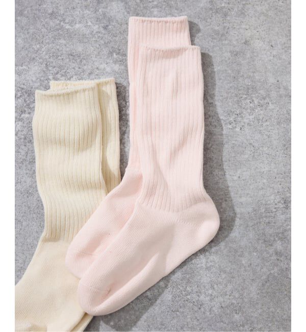 SLOBE IENA「《単品/追加》ルーズリブソックス」|ソックス|