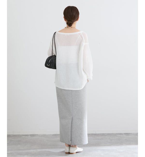 IENA「《セットアップ対応》ダンボールニットスカート」|スカート|