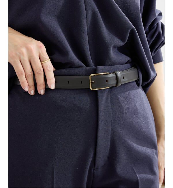 IENA「MANUELA/マヌエラ LEATHER BELT ベルト MN25S 005NA」|ベルト|