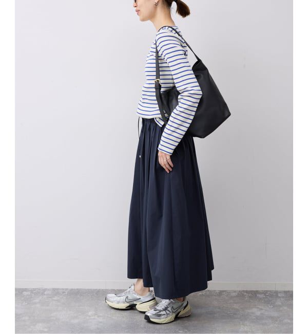 SLOBE IENA「タフタタックギャザースカート」|スカート|