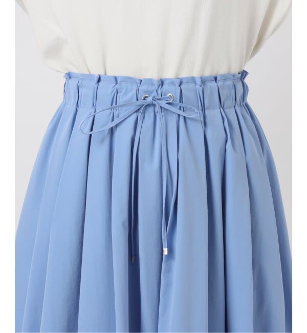 SLOBE IENA「タフタタックギャザースカート」|スカート|