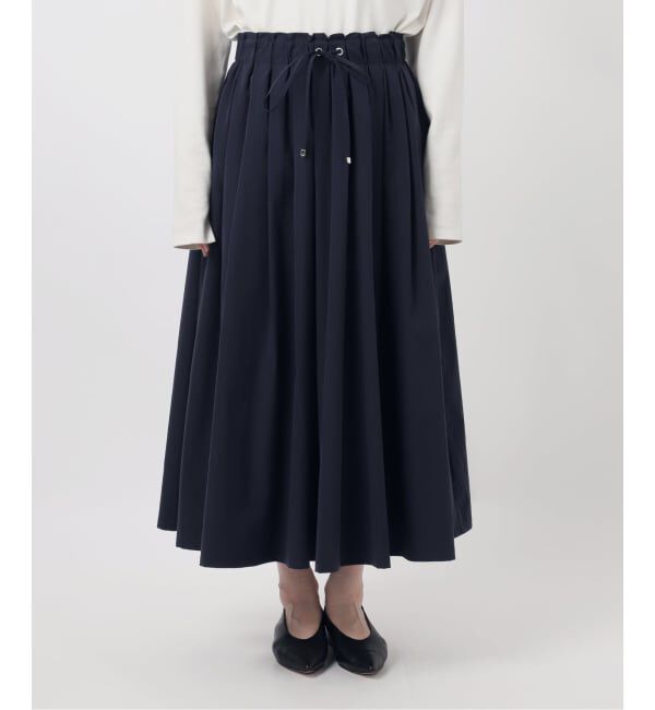 SLOBE IENA「タフタタックギャザースカート」|スカート|