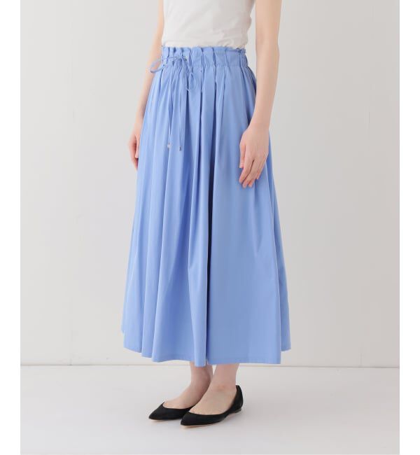 SLOBE IENA「タフタタックギャザースカート」|スカート|