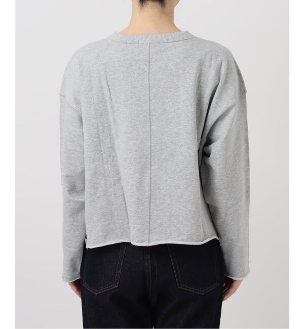 SLOBE IENA「ミニ裏毛カットオフショートプルオーバー」|Tシャツ・カットソー|