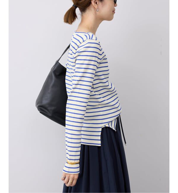 SLOBE IENA「テレコボーダープルオーバー」|Tシャツ・カットソー|