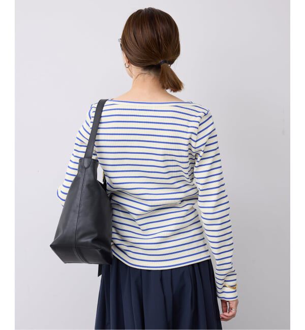 SLOBE IENA「テレコボーダープルオーバー」|Tシャツ・カットソー|