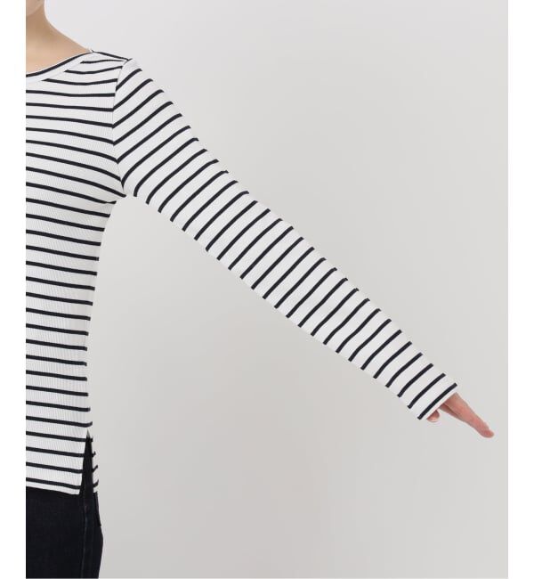 SLOBE IENA「テレコボーダープルオーバー」|Tシャツ・カットソー|