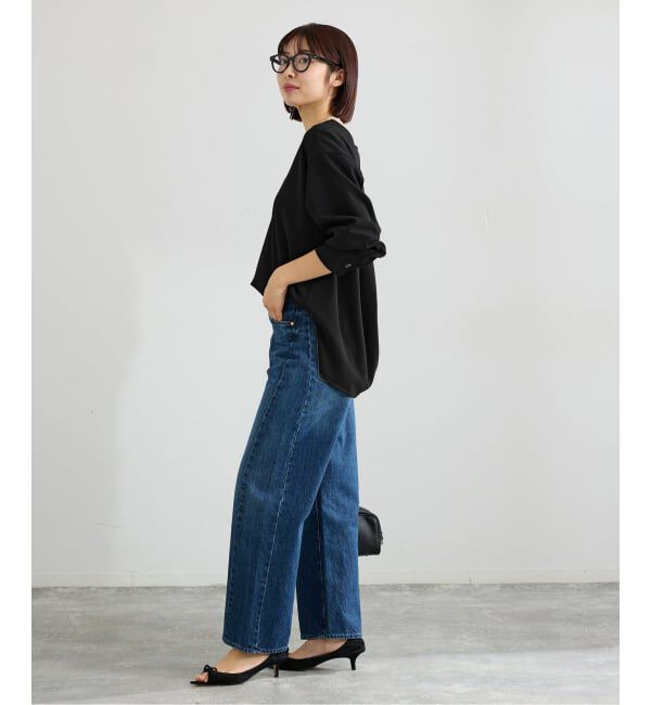 IENA「《セットアップ対応》カットジョーゼットVネックプルオーバー」|シャツ・ブラウス|