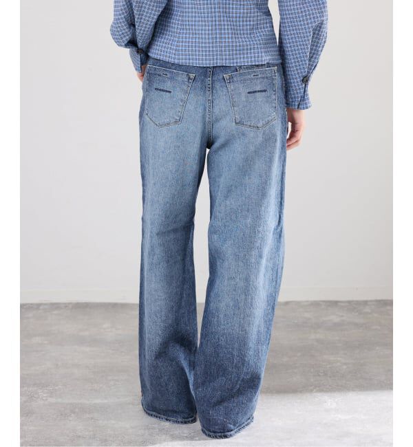 IENA「YANUK/ヤヌーク 別注 MARY Baggy straight デニムパンツ 57162501」|デニム|