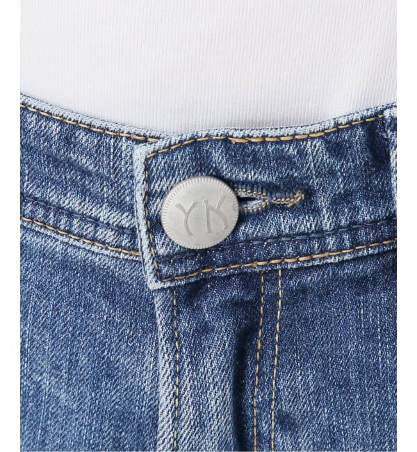 IENA「YANUK/ヤヌーク 別注 MARY Baggy straight デニムパンツ 57162501」|デニム|