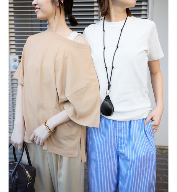 SLOBE IENA「《2枚セット》HANES/ヘインズ SLOBE別注 2STYLES PACK TEE」|Tシャツ・カットソー|