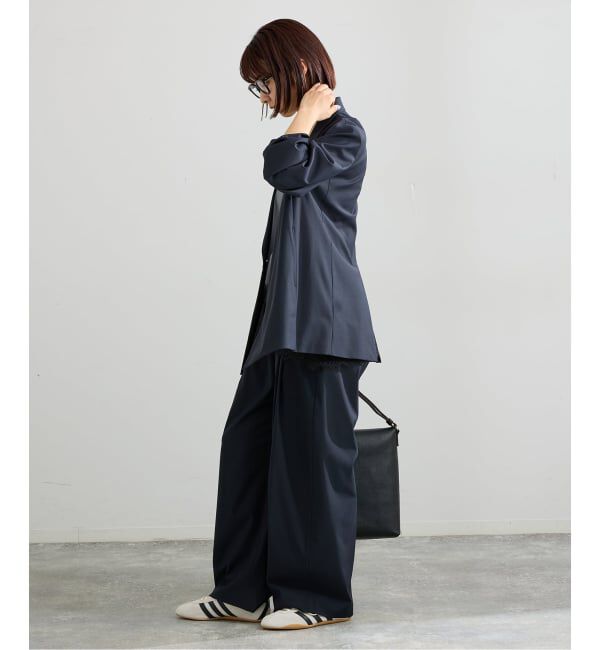 IENA「《セットアップ対応可》エアリーライトコクーンパンツ」|スラックス|