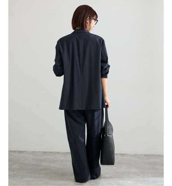 IENA「《セットアップ対応可》エアリーライトコクーンパンツ」|スラックス|