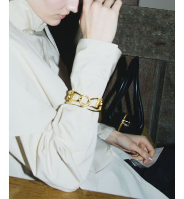 VERMEIL par iena「《予約》MERAKI メラキ Metal Chain モチーフ バングル 3053563032」|ブレスレット・バングル|ゴールド