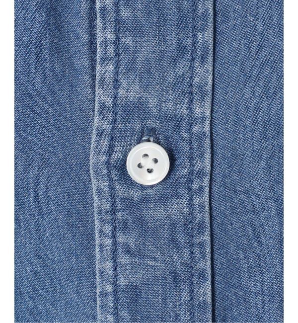 SLOBE IENA「《WEB限定/追加予約》デニムライクシャツワンピース」|ワンピース|