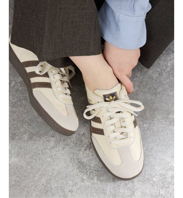 IENA「adidas originals/アディダス オリジナルス SAMBA OG W スニーカー IH3980」|スニーカー|ベージュ