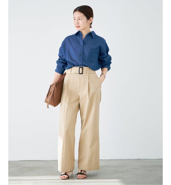 IENA「シアーデニムシャツ」|シャツ・ブラウス|