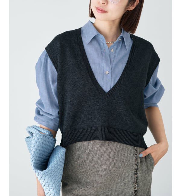 IENA「シアーデニムシャツ」|シャツ・ブラウス|